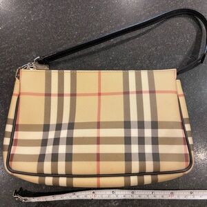 Tan and Black Plaid small shoulder purse